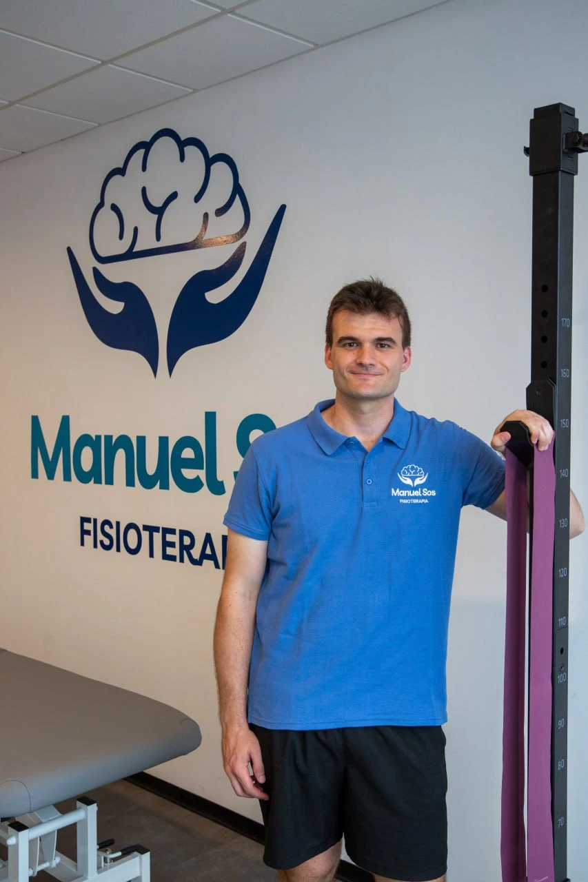 Manuel Sos, fisioterapeuta en el gimnasio, Castellón de la Plana